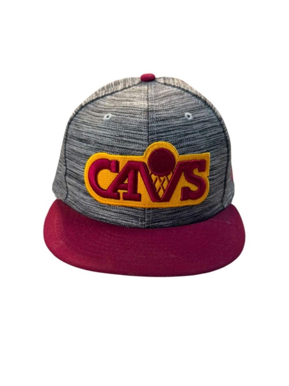 New Era Cleveland Cavaliers Hardwood Classics 9FIFTY Snapback Hat Gray Wine